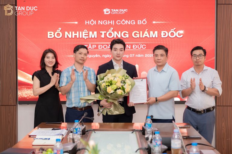 Tấn Đức Group công bố Quyết định bổ nhiệm Tổng Giám đốc, kiện toàn bộ máy điều hành