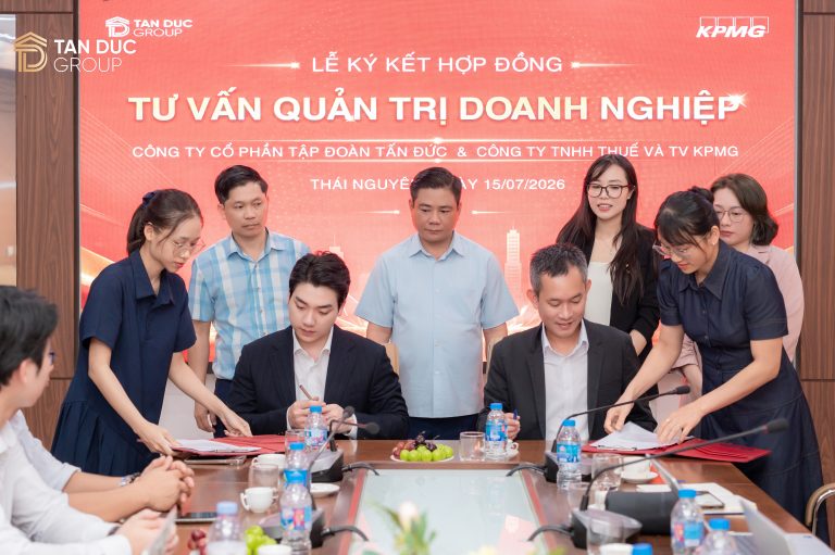 Tấn Đức Group ký kết hợp tác cùng KPMG, nâng cao năng lực quản trị theo tiêu chuẩn quốc tế